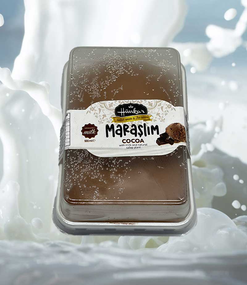 Hünkar Maraşlım Kakaolu Dondurma 500 gr.